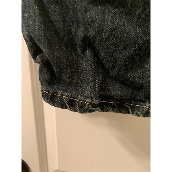 Boys Wrangler Blue Jean Shorts Straight Fit Utility Size 12 Husky - Picture 8 of 9